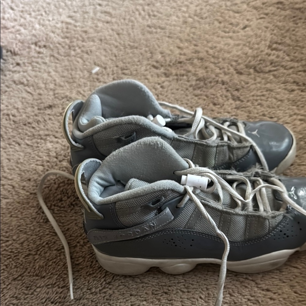 Kids Gray Nike Shoes